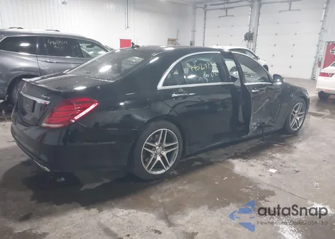 2015 Mercedes-Benz S 550 4Matic z USA, uszkodzony, nr VIN WDDUG8FB4FA181438